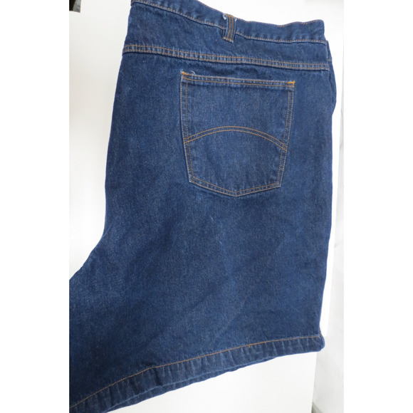 KingSize Jean Shorts Mens Size 60 Big & Tall Blue 100% Cotton Denim - Picture 5 of 9